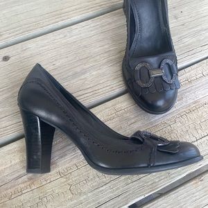 BOGO❗️Franco Sarto black leather heels